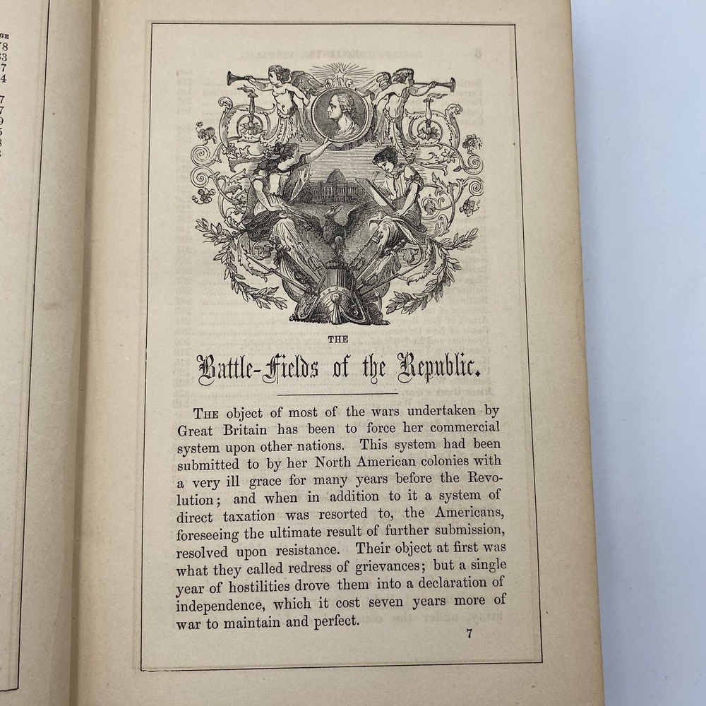 Battle Fields of the Republic 1857 Henry Harrison Antique Military History Book - Picture 10 of 14